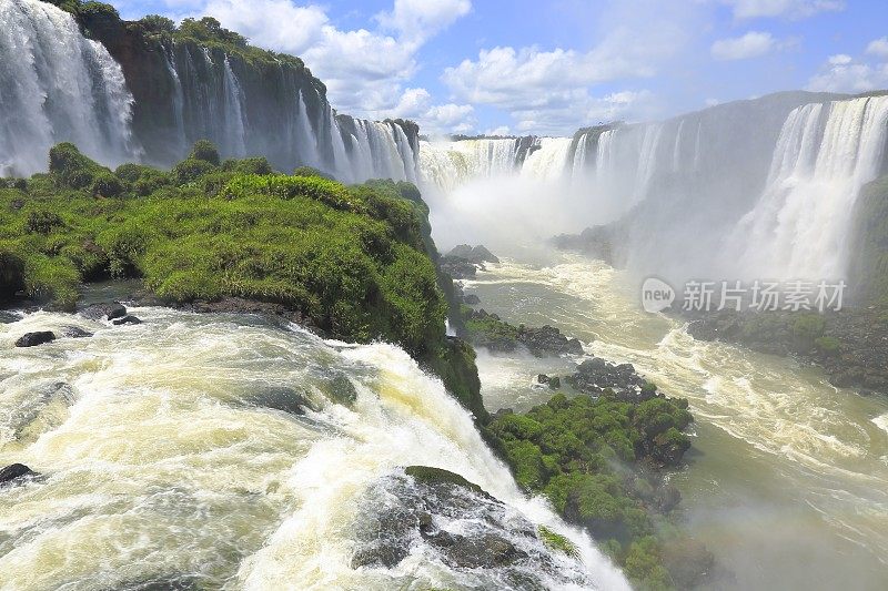 伊瓜苏瀑布魔鬼的喉咙-巴西/阿根廷，美国